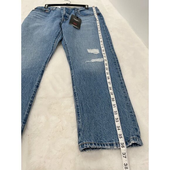 NWT LEVI'S 501 Women's Size 31 x 26 ORIGINAL CROPPED button fly JEANS MSRP $98 - Picture 7 of 15
